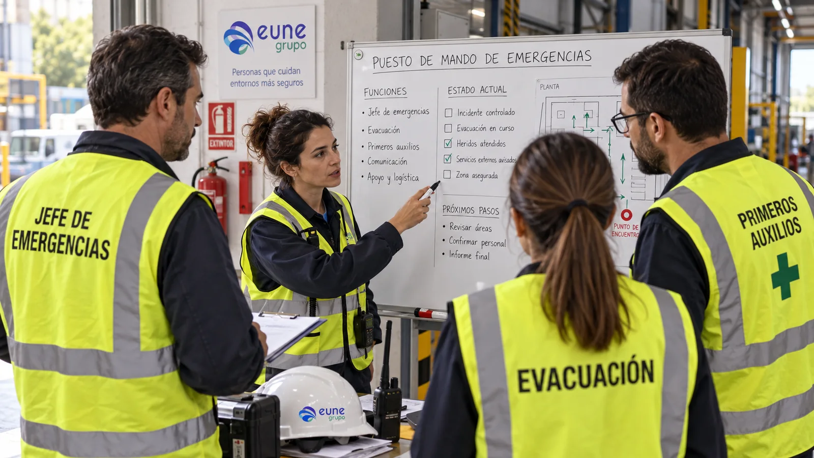 Equipos de emergencia: funciones claras antes de que ocurra un incidente | Grupo Eune