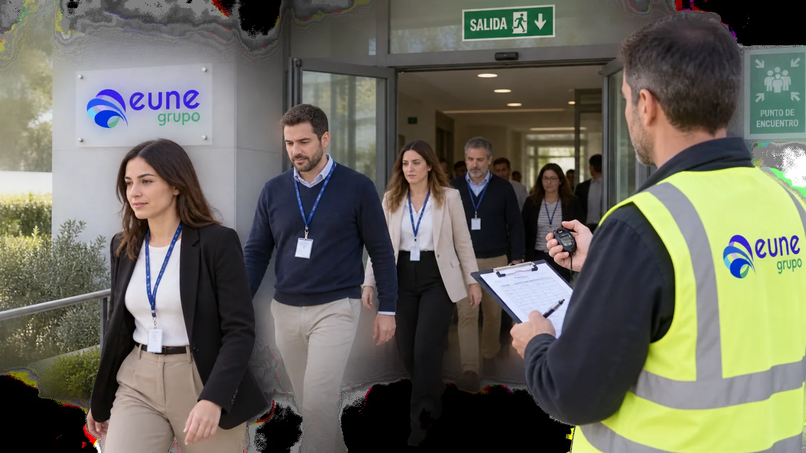Simulacro de evacuación en empresa: diseño, ejecución y evaluación | Grupo Eune