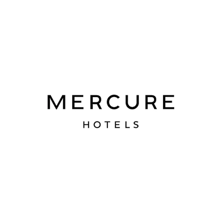 Logo de Mercure Hotels, organización cliente de Grupo Eune
